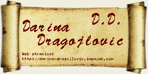 Darina Dragojlović vizit kartica